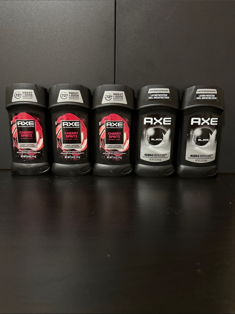 AXE Men’s Deodorant Sticks - Cherry Spritz & Black (5)